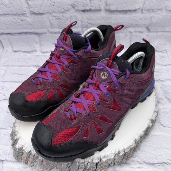 Merrell Capra GTX Women's Size 11 Huckleberry Waterproof Low Top Hiking Shoes - Picture 2 of 14